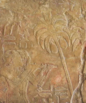 <span class="numbwork">1689</span > <span class="bullwork">•</span > Soldados de Hatshepsut transportando los tesoros de Punt